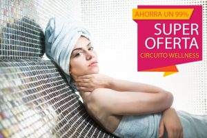Mujer en un baño turco