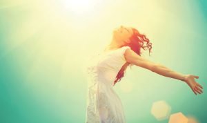 Mujer feliz