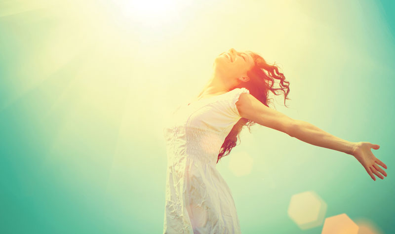 Mujer feliz